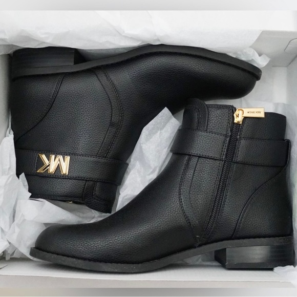 NWOT MICHAEL KORS JILLY FLAT ANKLE BOOTIES SIZE 6.5 - Picture 3 of 6